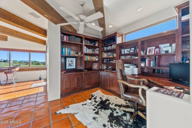This light and bright custom Santa Fe home is located in the on Desert Mountain Golf Club - Renegade Course in Arizona - for sale on GolfHomes.com, golf home, golf lot