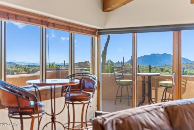 This light and bright custom Santa Fe home is located in the on Desert Mountain Golf Club - Renegade Course in Arizona - for sale on GolfHomes.com, golf home, golf lot
