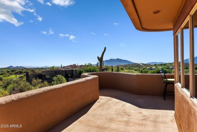 This light and bright custom Santa Fe home is located in the on Desert Mountain Golf Club - Renegade Course in Arizona - for sale on GolfHomes.com, golf home, golf lot