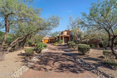 This light and bright custom Santa Fe home is located in the on Desert Mountain Golf Club - Renegade Course in Arizona - for sale on GolfHomes.com, golf home, golf lot