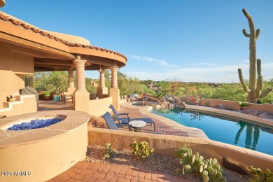 This light and bright custom Santa Fe home is located in the on Desert Mountain Golf Club - Renegade Course in Arizona - for sale on GolfHomes.com, golf home, golf lot