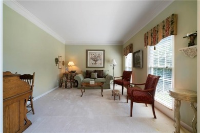 Beautifully situated on a private golf course lot, this stunning on Trophy Club of Apalachee in Georgia - for sale on GolfHomes.com, golf home, golf lot
