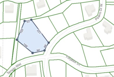 The x-large corner lot is surrounded by the Isabella Golf Course on Isabella Golf Course  in Arkansas - for sale on GolfHomes.com, golf home, golf lot