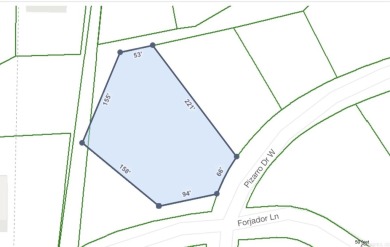 The x-large corner lot is surrounded by the Isabella Golf Course on Isabella Golf Course  in Arkansas - for sale on GolfHomes.com, golf home, golf lot