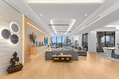 An exceptional flow-through residence at Palazzo Della Luna on Fisher Island Club in Florida - for sale on GolfHomes.com, golf home, golf lot