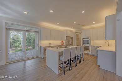 Upscale living with long golf views of Hole #3 of the on River Landing Golf Course in North Carolina - for sale on GolfHomes.com, golf home, golf lot