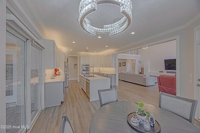 Upscale living with long golf views of Hole #3 of the on River Landing Golf Course in North Carolina - for sale on GolfHomes.com, golf home, golf lot