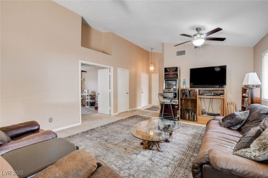 Charming single story home nestled in a quiet cul-de-sac with on Los Prados Golf Course in Nevada - for sale on GolfHomes.com, golf home, golf lot
