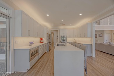 Upscale living with long golf views of Hole #3 of the on River Landing Golf Course in North Carolina - for sale on GolfHomes.com, golf home, golf lot