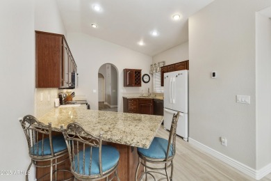 Updated 2BR, 2.5BA expanded Palacia model close to the clubhouse on Oakwood Golf Club  in Arizona - for sale on GolfHomes.com, golf home, golf lot