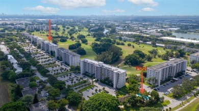 Step into this lower penthouse condo where vintage charm meets on Palm-Aire Country Club and Resort - Palms in Florida - for sale on GolfHomes.com, golf home, golf lot