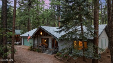 Escape to the pines in this 3 bed, 2.5 bath mountain retreat in on Pinetop Lakes Country Club in Arizona - for sale on GolfHomes.com, golf home, golf lot