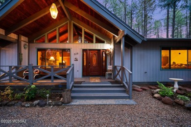 Escape to the pines in this 3 bed, 2.5 bath mountain retreat in on Pinetop Lakes Country Club in Arizona - for sale on GolfHomes.com, golf home, golf lot