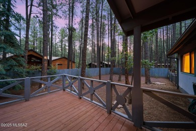 Escape to the pines in this 3 bed, 2.5 bath mountain retreat in on Pinetop Lakes Country Club in Arizona - for sale on GolfHomes.com, golf home, golf lot