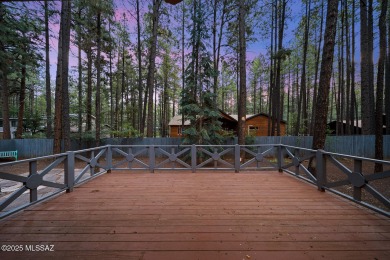 Escape to the pines in this 3 bed, 2.5 bath mountain retreat in on Pinetop Lakes Country Club in Arizona - for sale on GolfHomes.com, golf home, golf lot