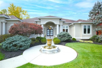 This stunning 6400 SF ranch is a dream home in the exclusive TPC on TPC Rivers Bend in Ohio - for sale on GolfHomes.com, golf home, golf lot