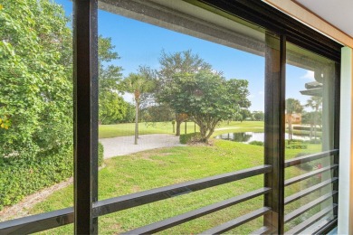 Beautiful golf course & pond views in this  lovely 2 bedroom 2 on Quail Ridge Golf Course and Country Club in Florida - for sale on GolfHomes.com, golf home, golf lot