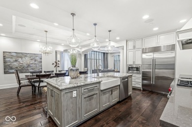 Step into a world of elegance with this stunning Carmel on Mohawk Hills Golf Club in Indiana - for sale on GolfHomes.com, golf home, golf lot