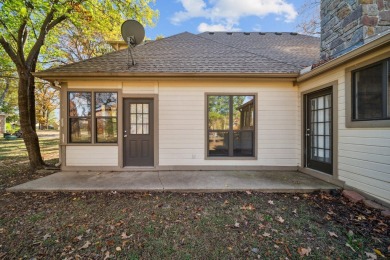 This beautiful stone home sits on the 18th Fairway in The Coves on The Coves Golf Course in Oklahoma - for sale on GolfHomes.com, golf home, golf lot