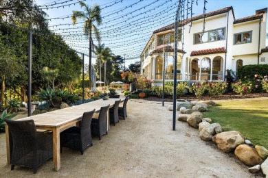 This gated Spanish-style Estate is perfectly nestled between the on Montecito Country Club in California - for sale on GolfHomes.com, golf home, golf lot