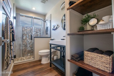 LOCATION, LOCATION, LOCATION. This extended, remodeled on Tuscany Falls At Pebble Creek in Arizona - for sale on GolfHomes.com, golf home, golf lot