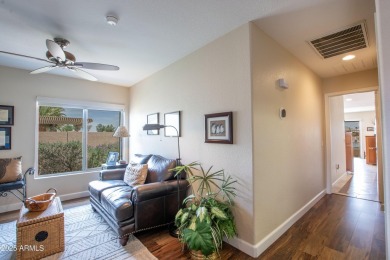 LOCATION, LOCATION, LOCATION. This extended, remodeled on Tuscany Falls At Pebble Creek in Arizona - for sale on GolfHomes.com, golf home, golf lot