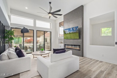 This fully furnished, turnkey 3-bedroom, 2-bath townhouse has on Gainey Ranch Golf Club in Arizona - for sale on GolfHomes.com, golf home, golf lot