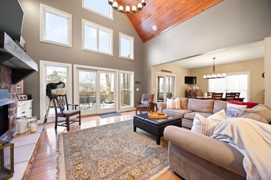 Luxury custom built lake lodge nestled alongside the shore of on Woodson Bend Resort in Kentucky - for sale on GolfHomes.com, golf home, golf lot