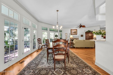Nestled on a private one-acre homesite, this 3-bedroom, 2.5-bath on Callawassie Island Club in South Carolina - for sale on GolfHomes.com, golf home, golf lot