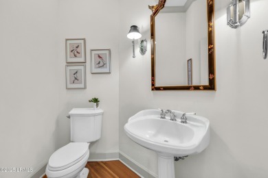 Nestled on a private one-acre homesite, this 3-bedroom, 2.5-bath on Callawassie Island Club in South Carolina - for sale on GolfHomes.com, golf home, golf lot
