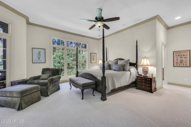 Nestled on a private one-acre homesite, this 3-bedroom, 2.5-bath on Callawassie Island Club in South Carolina - for sale on GolfHomes.com, golf home, golf lot