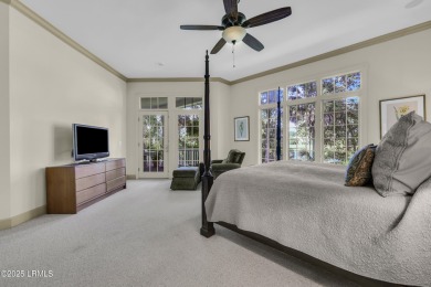 Nestled on a private one-acre homesite, this 3-bedroom, 2.5-bath on Callawassie Island Club in South Carolina - for sale on GolfHomes.com, golf home, golf lot