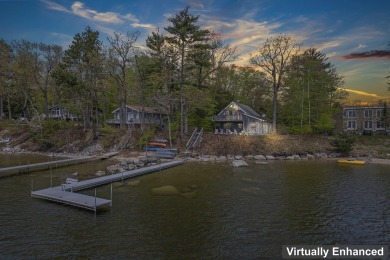 Stunning Waterfront Cottage on Sebago Lake - Fully Furnished on Frye Island Golf Club in Maine - for sale on GolfHomes.com, golf home, golf lot