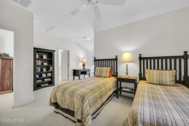 Nestled on a private one-acre homesite, this 3-bedroom, 2.5-bath on Callawassie Island Club in South Carolina - for sale on GolfHomes.com, golf home, golf lot