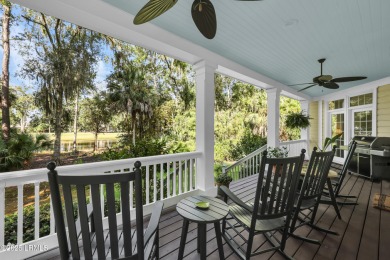 Nestled on a private one-acre homesite, this 3-bedroom, 2.5-bath on Callawassie Island Club in South Carolina - for sale on GolfHomes.com, golf home, golf lot