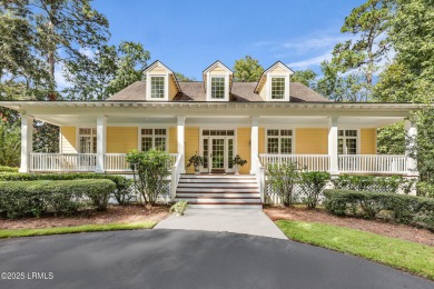 Nestled on a private one-acre homesite, this 3-bedroom, 2.5-bath on Callawassie Island Club in South Carolina - for sale on GolfHomes.com, golf home, golf lot