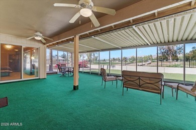 Beautifully situated on the 13th green of the scenic Ahwatukee on Ahwatukee Country Club in Arizona - for sale on GolfHomes.com, golf home, golf lot