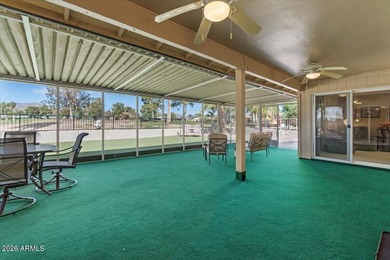 Beautifully situated on the 13th green of the scenic Ahwatukee on Ahwatukee Country Club in Arizona - for sale on GolfHomes.com, golf home, golf lot