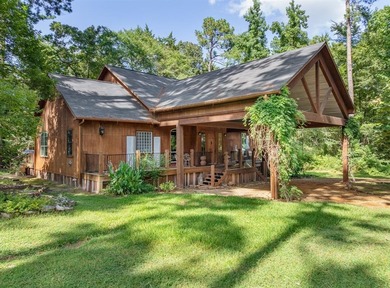 Peaceful and stunning lodge-style home in the heart of Holly on Holly Lake Ranch Golf Club in Texas - for sale on GolfHomes.com, golf home, golf lot