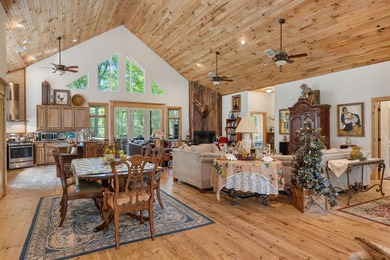 Peaceful and stunning lodge-style home in the heart of Holly on Holly Lake Ranch Golf Club in Texas - for sale on GolfHomes.com, golf home, golf lot