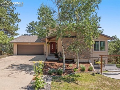 Nestled on a serene cul-de-sac and backing to open space, this on Woodmoor Pines Country Club in Colorado - for sale on GolfHomes.com, golf home, golf lot