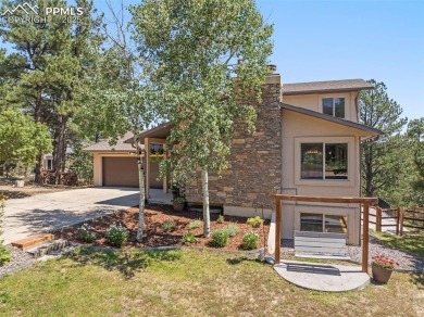 Nestled on a serene cul-de-sac and backing to open space, this on Woodmoor Pines Country Club in Colorado - for sale on GolfHomes.com, golf home, golf lot