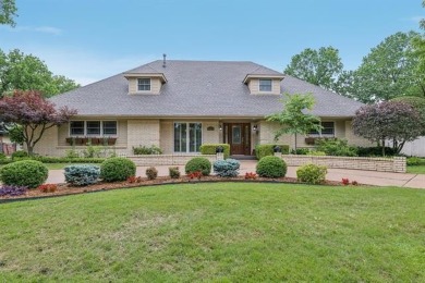 Spacious Golf Course Living with Poolside Charm. Nestled along on Indian Springs Country Club in Oklahoma - for sale on GolfHomes.com, golf home, golf lot