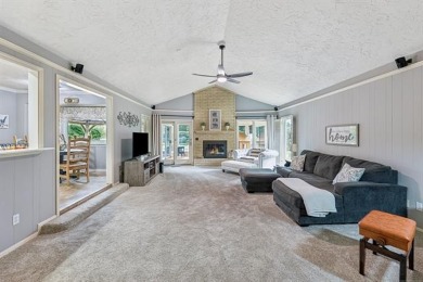 Spacious Golf Course Living with Poolside Charm. Nestled along on Indian Springs Country Club in Oklahoma - for sale on GolfHomes.com, golf home, golf lot