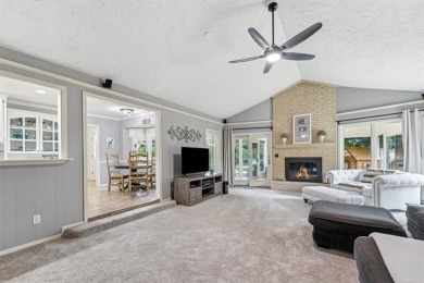 Spacious Golf Course Living with Poolside Charm. Nestled along on Indian Springs Country Club in Oklahoma - for sale on GolfHomes.com, golf home, golf lot
