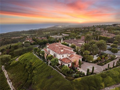 Indulge in elegant coastal living at this opulent ocean-view on Pelican Hill Golf Club in California - for sale on GolfHomes.com, golf home, golf lot