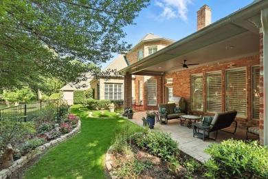 Elegant custom-built French Country home by Hawkins-Welwood sits on Preston Trail Golf Club in Texas - for sale on GolfHomes.com, golf home, golf lot