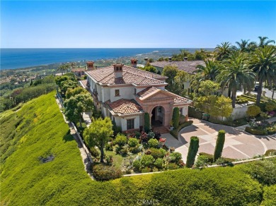 Indulge in elegant coastal living at this opulent ocean-view on Pelican Hill Golf Club in California - for sale on GolfHomes.com, golf home, golf lot