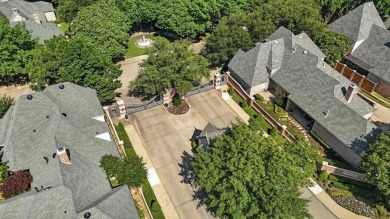 Elegant custom-built French Country home by Hawkins-Welwood sits on Preston Trail Golf Club in Texas - for sale on GolfHomes.com, golf home, golf lot