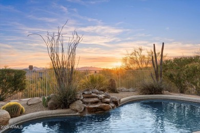 Stunning home in Sunrise Point, a sought-after enclave in on Sanctuary Golf Course At WestWorld in Arizona - for sale on GolfHomes.com, golf home, golf lot